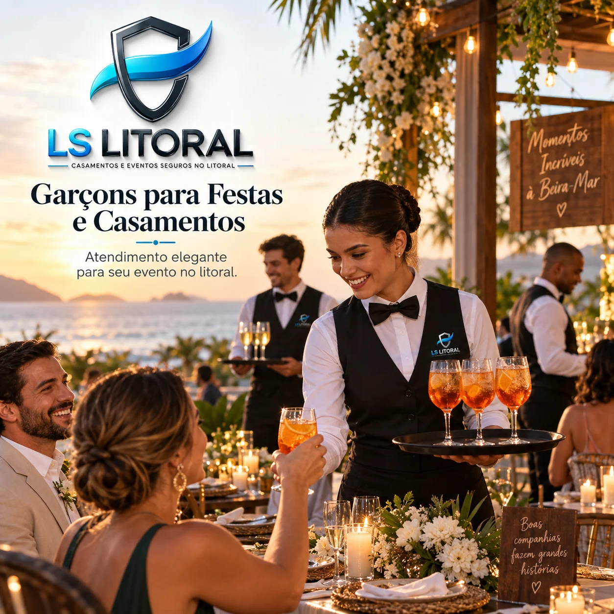Garçons para Festas e Casamentos