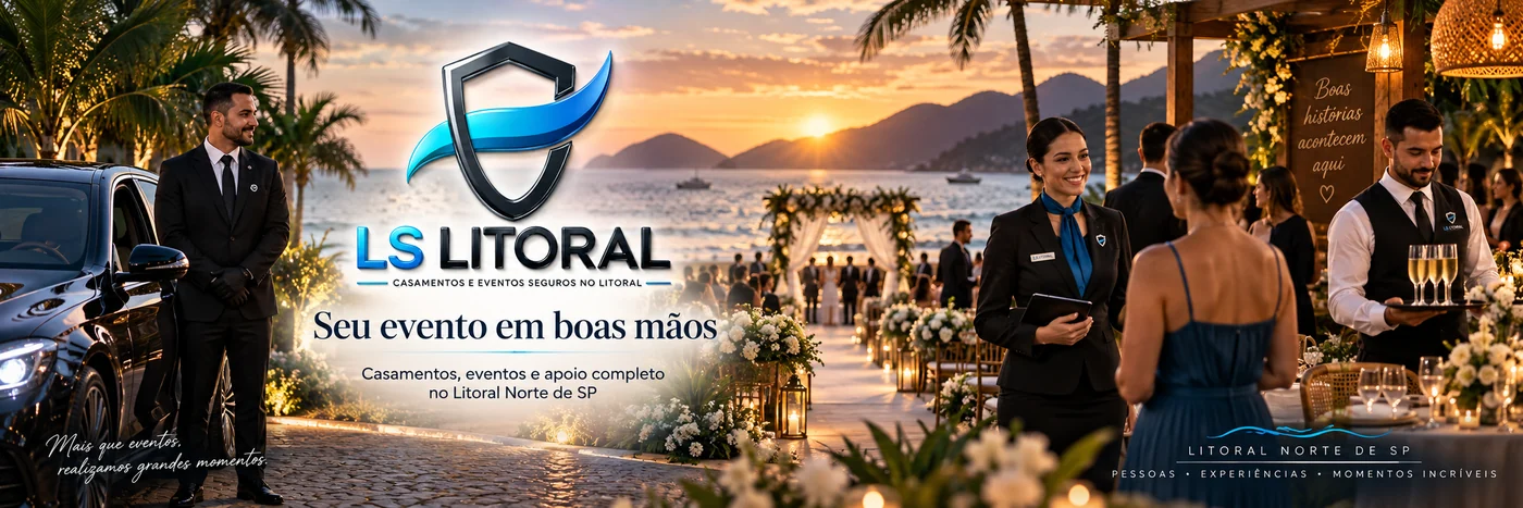 LS Litoral — Casamentos, Eventos e Apoio Completo no Litoral Norte de SP